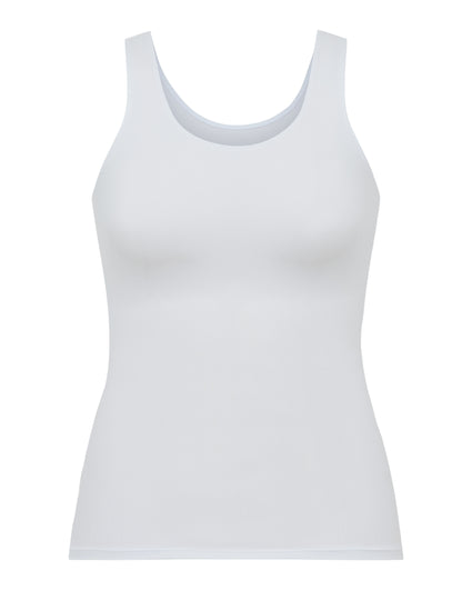 Spanx Tank Top Power Mesh Shaping Tummy Targeted Firm Smoothing Top This  1847