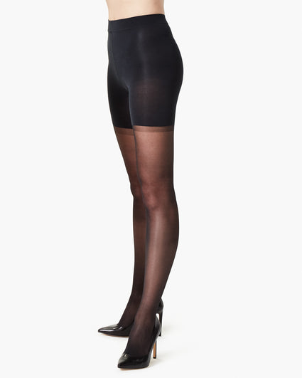 New Assets by Spanx High Waist Shaping Sheers Shape Wear Black