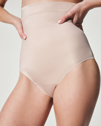 High-Waisted Stretch Underwear Thong Shaper– Curvypower