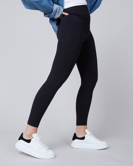 Ecoer- Women's High-Rise Leggings Slim Tummy Control Pants for