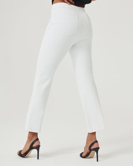 Spanx: On-the-Go Kick Flare Pant - Classic White – B Social Boutique